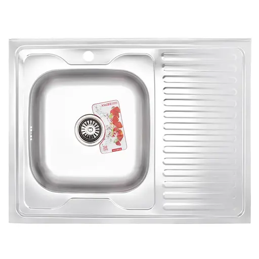 Кухонна мийка Zerix Z8060L-08-180MD micro decor ZS0605, Decor - фото 1