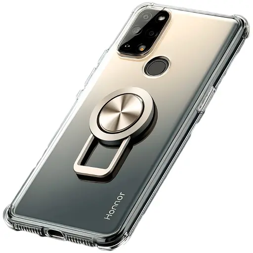 Чeхол Phone Case Clear Car Magsafe с магнитной подставкой for Honor 90