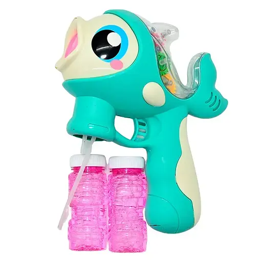 Пистолет мыльных пузырей, 2 бутылочки мыльного раствора - фото 2