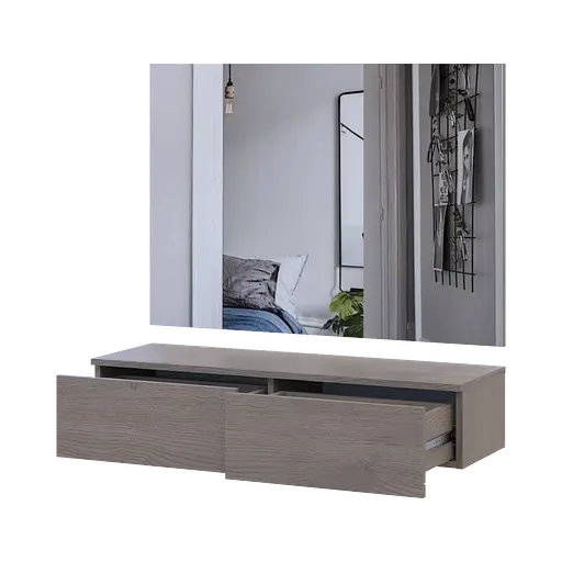 Комплект мебели Doros Левия + зеркало Канноло 100х32х100 (42005238) - фото 2