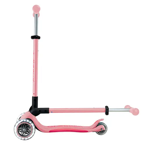 Самокат Globber Elite Lights колеса з підсвіткою 50 кг пастельно-рожевий (439-710-3) - фото 12