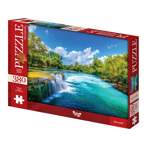 Пазли 380 елементів, серія 6 Waterfall DANKO TOYS C380-06-04