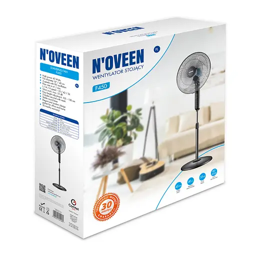 Вентилятор Noveen 16”/40 см F450 - фото 2
