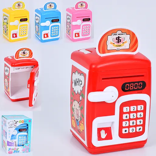 Скарбничка, 19 см, сейф, музика, англ. звук, MK5411 (В асортименті) - фото 2