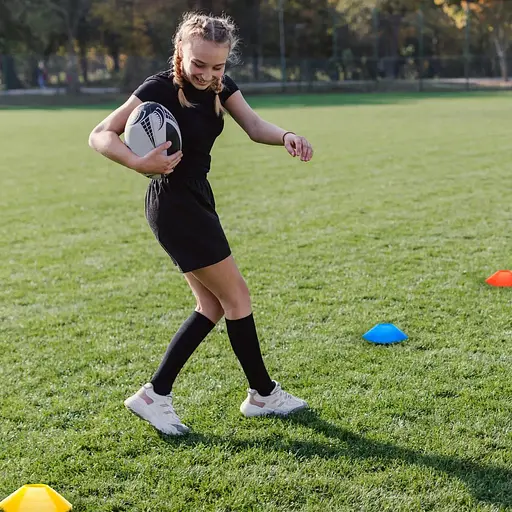 Набір фішок для тренувань Gymtek 18смx5см / 50шт різнокольорові - фото 2