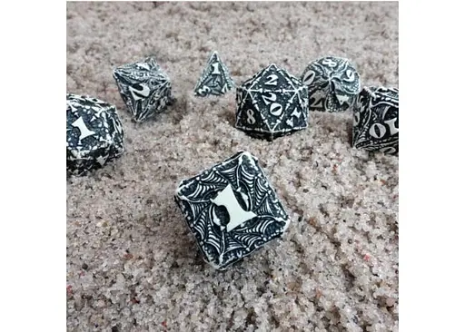 Набір кубиків Dracopolis Dice Set: Scandinavian Blackfang , 7 шт. (SDCP01) - фото 4