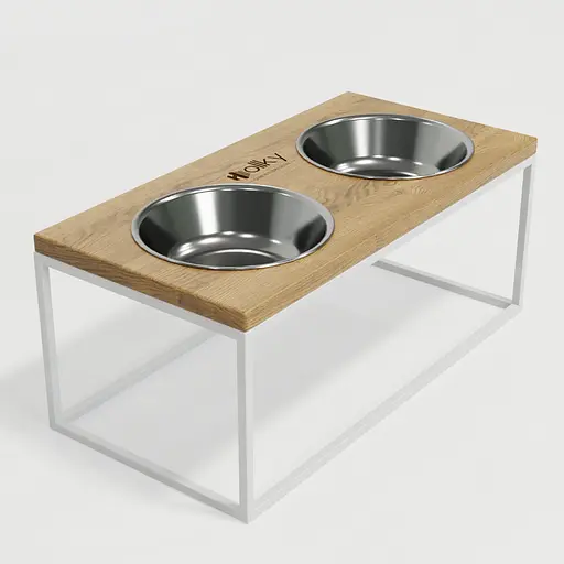 Hollky Base XL20 — миски на підставці для великих собак (2 × 1,8 л) - фото 4