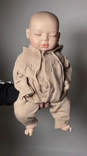 Пупс - функціональний, датчик руху, звуки: сміх, плач, засинає, висота: 42 см - фото 3