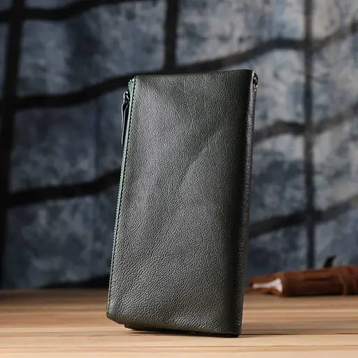 Красивий шкіряний гаманець на три відділення ST Leather 20.5х10.5х3 см acs0029660 - фото 10