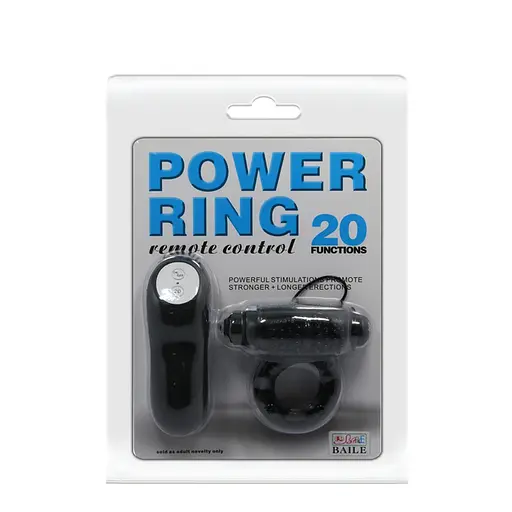Виброкольцо Baile Power Ring 20 7.5 см черный - фото 8