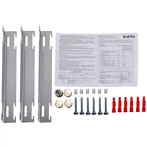 Радіатор сталевий панельний Kalite 22 низ/справа 500x2000 (без INNER) 000023248, Білий - фото 3