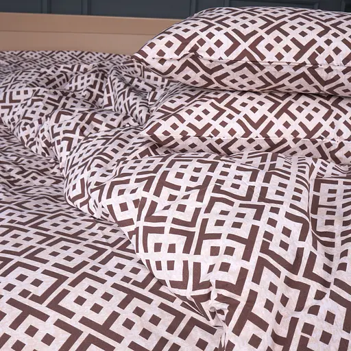 Пододеяльник MirSon бязь Abstract Brown 110х140 см (2200013165231) - фото 5