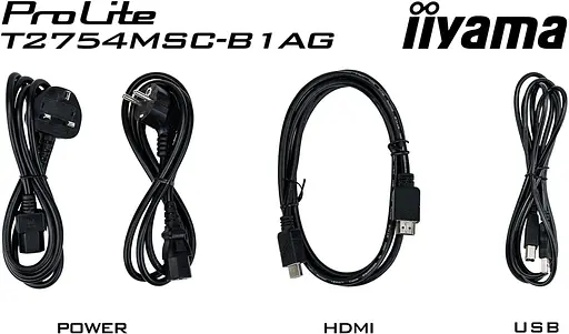 Монітор Iiyama 27" T2754MSC-B2AG Touch FHD IPS 83Hz (T2754MSC-B2AG) - фото 12