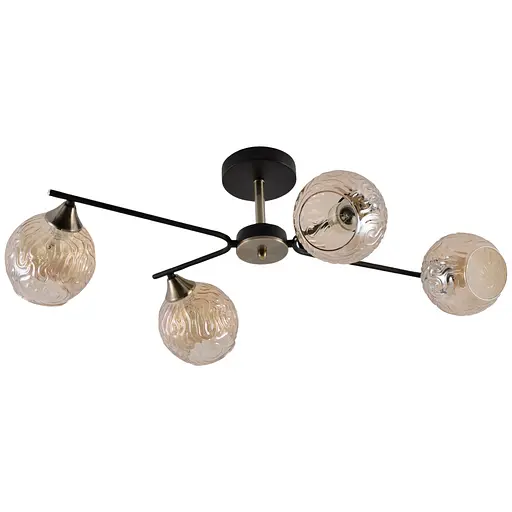 Декоративная люстра V XA1488/4 BK+AB - фото 2