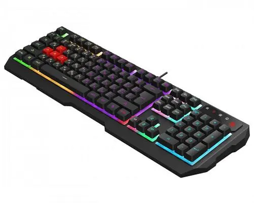 Клавиатура Bloody B140N, Black, USB, игровая, неоновая подсветка - фото 4