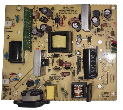 Блок питания монитора HP LE1901 ILPI-133 REV.A (492111400100R) "Б/У" - фото 1
