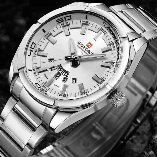 Часы мужские наручные Naviforce Rocket (Серебристый) - фото 4