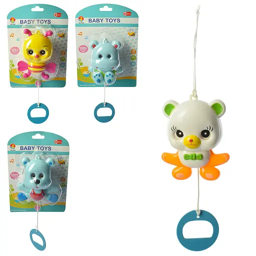 Подвеска на коляску, 32 см, растяжка, музыка, подвеска, детали, 16.5x23.5x4.5 см (в ассортименте) - фото 2