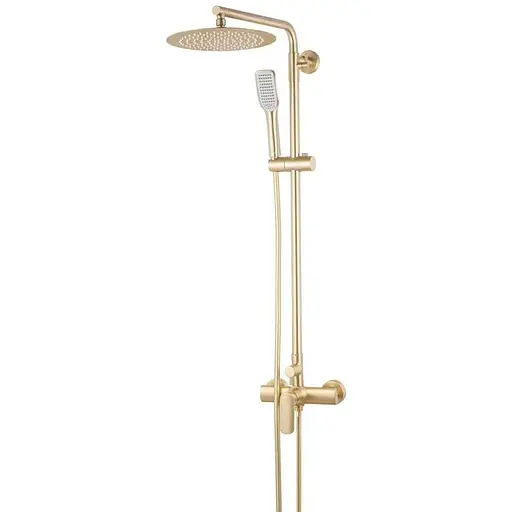 Душевая система Koer KB-52028-12, 2 функции KR5311, Золотой - фото 1