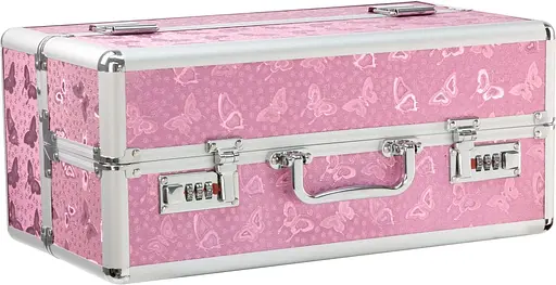 Кейс для хранения секс-игрушек BMS Factory Large Lokable Vibrator Case Pink - фото 2