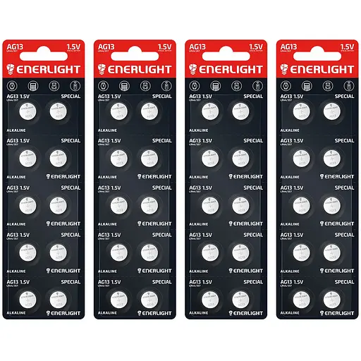Батарейка Enerlight Special Alkaline AG13 (LR44/357) 40 шт. (40130110V) - фото 1
