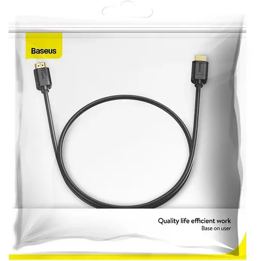 Кабель Baseus high definition Series HDMI To HDMI Adapter Cable 5 м Черный - фото 2