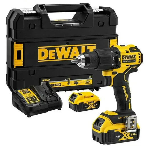 Дрель-шуруповерт аккумуляторный DeWalt с АКБ и ЗП DCD709P2T - фото 6
