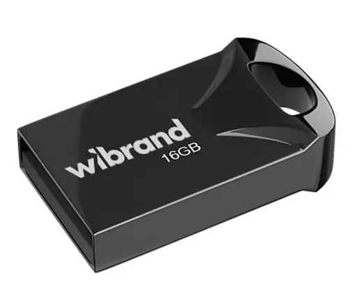 Flash Wibrand USB 2.0 Hawk 16Gb Black - фото 1
