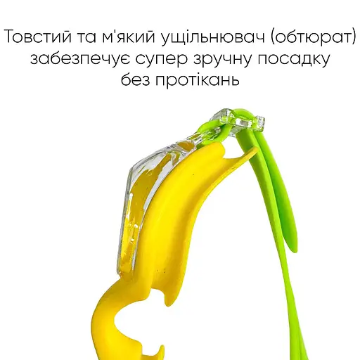 Дитячі окуляри для плавання Renvo Apure Anti-fog JR Жовтий Салатовий OSFM (1SG100-1108) - фото 6