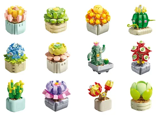 Конструктор Квіти 1097 елементів Ramiz - фото 4