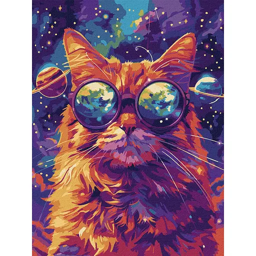 Картина за номерами "Зоряні окуляри" Ideyka KHO6651 30х40 см