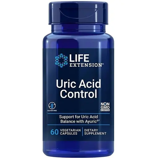 Екстракт бібхітаки Life Extension Uric Acid Control, 60 вегакапсул