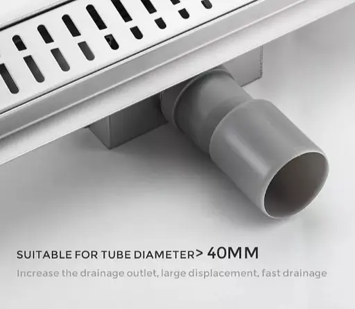 Душевой трап Gappo 70х400 мм, нержавеющая сталь G84007-3 - фото 3