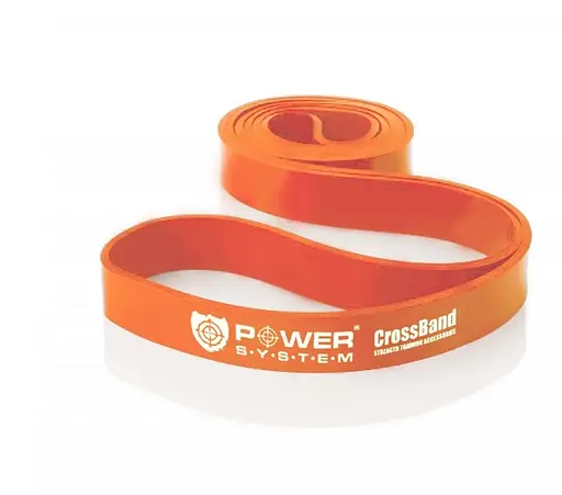 Гумка для фітнесу і кроссфіту Power System PS-4052 CrossFit Level 2 Orange (опір 10-35 кг) (PS-4052_Orange) - фото 2