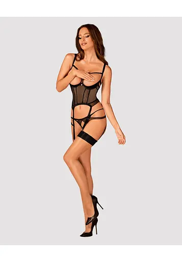 Корсет Obsessive Lanelia M/L черный - фото 4