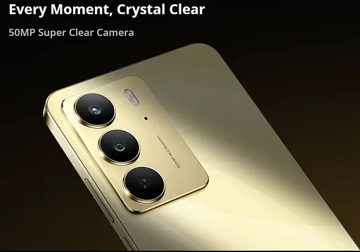 Смартфон Realme C75 8/256Gb Lightning Gold (золотистый) - фото 7