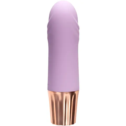 Міні-вібратор Crushious Mellow Waves лавандовий 11 х 2.6 см - фото 3