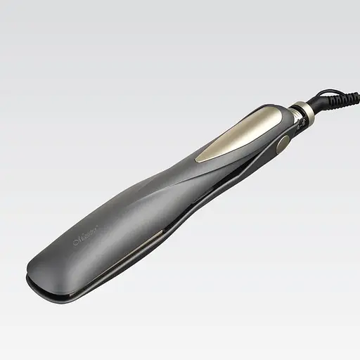 Керамічний випрямляч для волосся Maestro MR-250 зі швидким нагріванням до 200°C 35Вт Сірий/Золото - фото 2