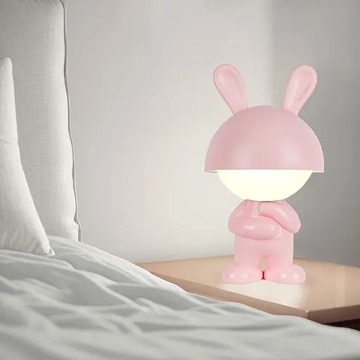 Світильник-нічник Kite LED з акумулятором Dreamy Bunny рожевий (K25-315-1-2) - фото 4