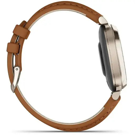 Смарт-часы Garmin Lily 2 Cream Gold with Tan Leather Band 010-02839-60 - фото 5