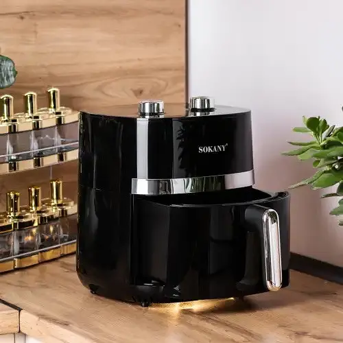 Аэрофритюрница безмасляная Sokany SK-10024 6.5 л электрическая 1500 Вт - фото 2