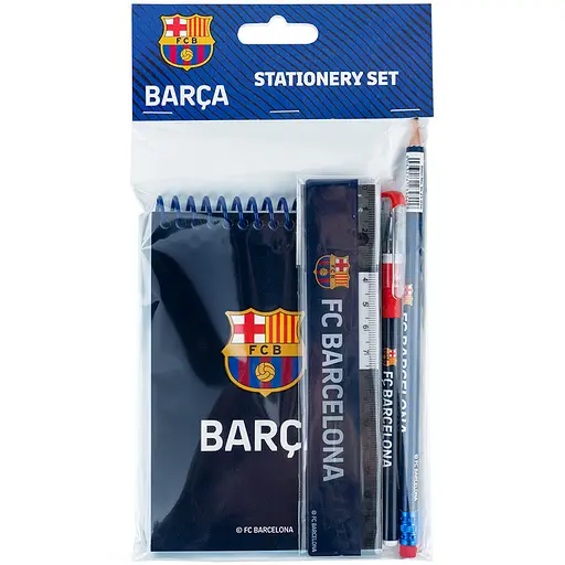 Уценка. Набор канцтоваров Kite FC Barcelona 4 предмета (BC25-S03)