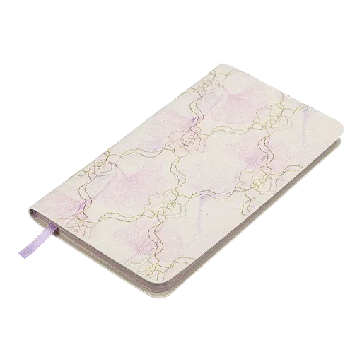 Щотижневик датований Buromax Bloom 2026 85 x 153 мм штучна шкіра фіолетовий (BM.2899-07) - фото 2