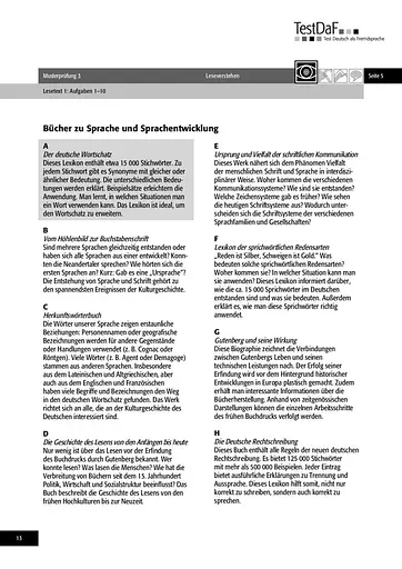 TestDaF Musterprufung 3. Heft mit CD. Test Deutsch als Fremdsprache - фото 12
