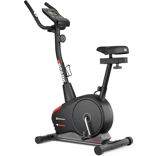 Велотренажер Hop-Sport HS-2080 Spark черно-красный (2025)