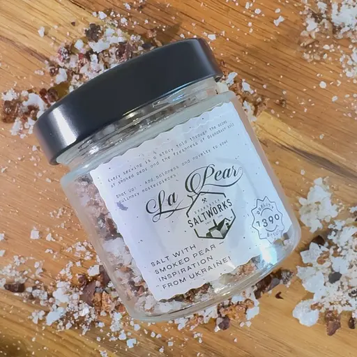 Соль с копченой грушей – натуральная украинская приправа для борща, соусов и маринадов - фото 2