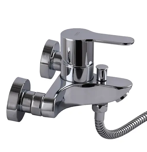 Смеситель для ванной TRES BM-TRES 117170 одноручный с душем и стационарным изливом для комфортного использования - фото 4