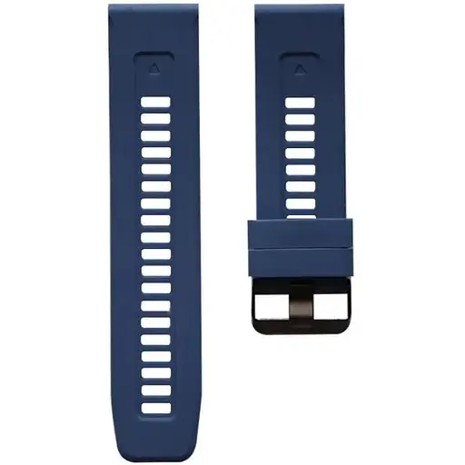 Ремешок DK CDK для Garmin Fenix 5 Plus 22mm Silicone Sport Band Classic (015189) (dark blue) - фото 2