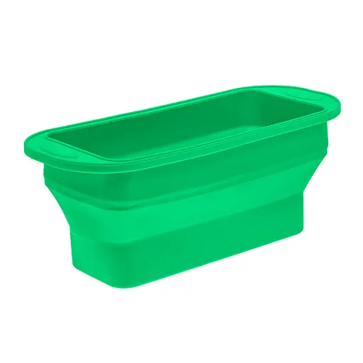 Форма для выпечки хлеба силиконовая 29.5х12.3х11 см, Profsil Зеленый 87148 - фото 5