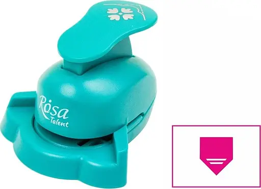 Кутовий діркопробивач для фото Візерунок №9 2,5см Rosa Talent - фото 1